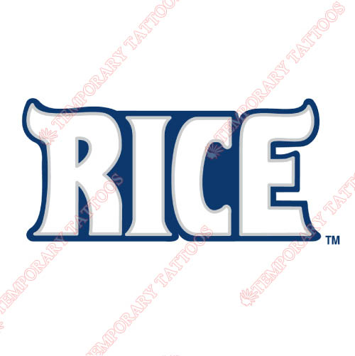 Rice Owls Customize Temporary Tattoos Stickers NO.5993